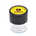 Airtight Water Proof Vaccum Design Tobacco Storage Box Herb Container with Paper Stickers Customization acrylic plastic